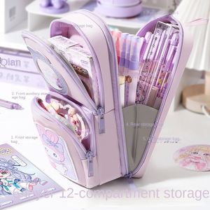 Trousse à Crayons Portable 2025 pour Élèves du Primaire, Grande Capacité, Haute Qualité, Multifonctionnelle, Mignonne, Première Trousse à Crayons - Product Image 3