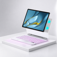 Nouvel étui clavier magique pour MatePad Pro 10,8 pouces (2021/2019) avec pavé tactile sans fil et rétroéclairage 7-RGB – Accessoires de bureau haut de gamme