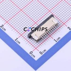 FC10-S10DCU-00 FFC/FPC Connector SMD,P=1mm,Horizontal Mount Connector Drawer Type Top Contact 10P 1mm - Product Image 2