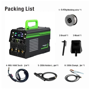 Poste à souder Inverter MIG MMA TIG IGBT pour acier, avec affichage numérique, alimentation sans gaz - Product Image 5