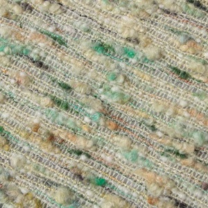 Tissu en laine bouclée multicolore de luxe à la menthe fraîche pour veste de haute couture féminine - Product Image 4