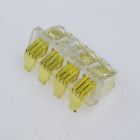 Bornes de connexion plaquées or pour amplificateur, 4P, à souder sur circuit imprimé, pour audio