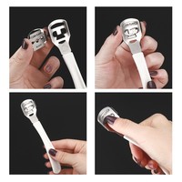 Outils professionnels de soin des pieds Kit d'outils spéciaux pour l'élimination des callosités Ensemble de couteaux de pédicure de bonne qualité Épurateur/râpe pour pieds en acier inoxydable