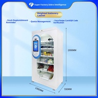 Sistema de taquillas de autoservicio inteligente para suministros de oficina, papelería, material de administración y consumibles para empresas y escuelas