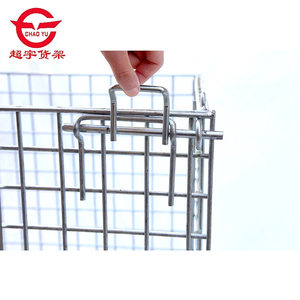 Phổ biến nhiệm vụ nặng nề kho lưu trữ lồng kim loại có thể gập lại dây thép lưới container - Product Image 2