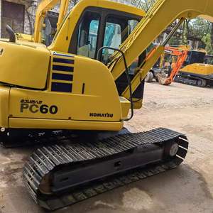 Miniexcavadora Komatsu pc60 de 6 toneladas usada con pocas horas de uso, confiable para construcción y paisajismo, equipo Komatsu de segunda mano - Product Image 2