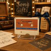 Clé USB personnalisée en forme de cassette avec logo, 64 Mo, 256 Mo, 512 Mo, 1 Go, 2 Go, 4 Go, pour merchandising de concert, cadeaux musicaux, souvenirs, impression