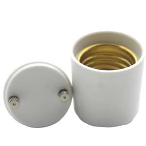 Trắng <span class=keywords><strong>gu24</strong></span> để <span class=keywords><strong>E27</strong></span> dẫn ánh sáng Bóng đèn Đèn chủ Adapter Ổ cắm chuyển đổi - Product Image 1