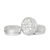Diffuseur de parfum pour voiture 60 ml (2 oz) avec couvercle creux, en aluminium, vide et rechargeable