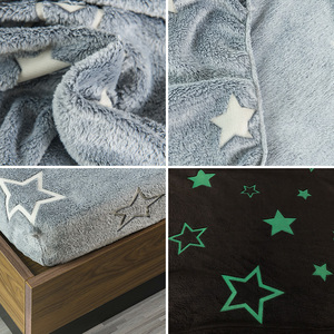 Drap-housse lumineux en forme d'étoile, drap de lit scintillant <span class=keywords><strong>la</strong></span> <span class=keywords><strong>nuit</strong></span>, vente en gros, chine, - Product Image 6