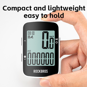 <span class=keywords><strong>ROCKBROS</strong></span>-Velocímetro GPS inteligente para bicicleta, velocímetro impermeable inalámbrico con pantalla táctil y tabla de códigos - Product Image 2