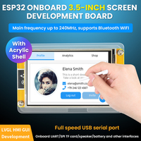 Modul ESP32-WROOM-32E 3.5 inci layar sentuh resitif TFT dengan Casing akrilik dan papan pengembangan pena sentuh