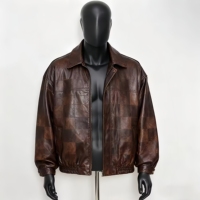 Veste pour homme de haute qualité, personnalisable avec logo OEM, en denim rouge d'hiver, formelle, écologique, respirante, mince, réversible, épaisse, avec paillettes