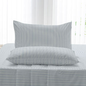 Ensemble de literie plat pour hôtel en microfibre taille double, 2 pièces, certifié OEKO-TEX, 1800TC, non toxique, couleur et logo personnalisables, Chine - Product Image 5