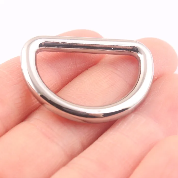 1 inch alloy metal luxury bag D ring buckle for leather purse