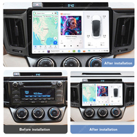 MEKEDE DUDU7 12 + 512G navegación GPS para coche Android Auto 2K pantalla reproductor Multimedia Audio Radio para Toyota RAV4 2012-2018