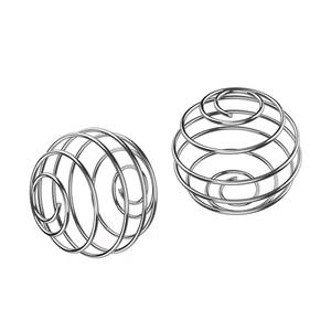 カスタマイズされたステンレス鋼スパイラルシェーカーカップ耐久性のある揺れボールスプリング付き攪拌食品ミルクプロテインパウダー - Product Image 5