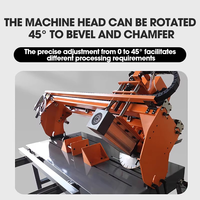 Machine de découpe de pierre automatique de bureau personnalisable de 110mm 3000W moteur sans balais multifonctionnel coupe de granit de marbre