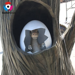 Sợi thủy tinh khủng long trứng cho công viên chủ đề trang trí animatronic mô hình - Product Image 5