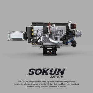 PB PB8814 2026 Nouveau Kit de Modèle de Moteur 2JZ-GTE Assemblé, Ornements à Petites Particules, 974 Pièces, Ensembles de Blocs de Construction, Jouet <span class=keywords><strong>pour</strong></span> Enfants, Cadeau - Product Image 5