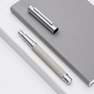 Hongdian metallo nero foresta di betulla calligrafia penna stilografica punta in acciaio inox 0.5mm larghezza di <span class=keywords><strong>scrittura</strong></span> <span class=keywords><strong>speciale</strong></span> per la <span class=keywords><strong>scrittura</strong></span> - Product Image 3