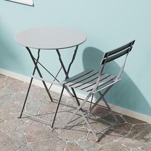 Ensemble de tables et chaises pliantes pour patio extérieur, idéal pour la maison, le jardin, le balcon, les salons de thé, les cafés et les zones de loisirs. - Product Image 6