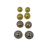 Botones Personalizados con Logotipos, Sostenibles, de Aleación de Zinc, Libres de Níquel, de 18 mm y 15 mm, Origen Zhejiang, Muestra en 7 Días