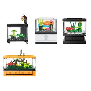 2024 Novo CE certificado best-seller assembleGirl miniatura aquário montagem modelo brinquedo quebra-cabeça para crianças e adultos