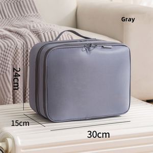Sac de rangement pour chaussures de voyage personnalisé, léger, avec compartiments de tri, cubes de rangement pour chaussures, organisateur portable à double couche - Product Image 5