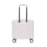 Valise de taille cabine personnalisée de 18 pouces Roulette cabine Amovible White Boarding Case Abs Pc Bagage de cabine