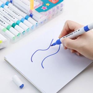 ชุดปากกาอะคริลิคเขียนแบบสองหัว ปลายละเอียด 18 สี - Product Image 4