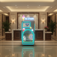 Nouvelle machine distributrice automatique sans personnel de la marque Wzl pour centre commercial, prise européenne, capacité >10L, écran tactile, paiement par carte de crédit et pièces, UVend
