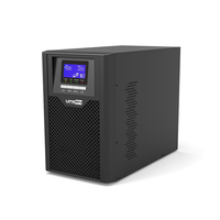 UPS Online 3 Tingkat isolasi Galvanic untuk sistem PC medis/industri/Desktop 0ms Transfer fase tunggal Output gelombang sinus murni