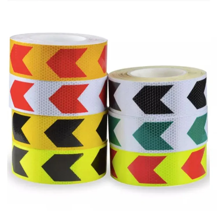Acrylic/pet Glow In The Dark Reflective Traffic Safety Waring Tape For Truck