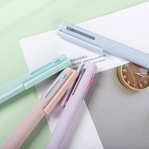 多色笔3合1彩色圆珠笔礼品笔，用于学校和办公室的自定义徽标点击 - Product Image 6