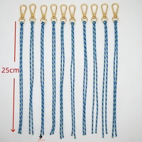 Perles de paracorde pour porte-clés en corde, corde en nylon tressée, corde de paracorde à motifs tressés, breloque de sac en corde de paracorde, cordon porte-clés en paracorde