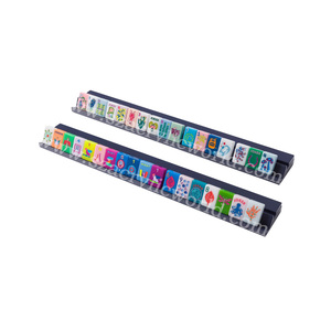 Magnetic Mahjong Game Tools Mahjong Rack with Scalloped Design Durable Acrylic Mahjong Holder Mahjong Game Setup Accessories - Product Image 2