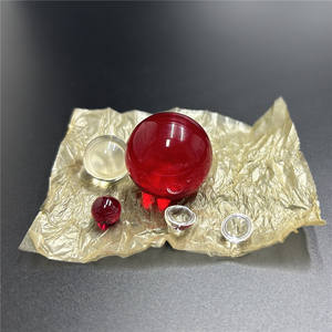 Yüksek hassasiyetli 0.2mm 0.3mm 0.5mm 0.6mm 1mm 2mm BK7 K9 safir JGS1 mikro optik cam yarım yuvarlak <span class=keywords><strong>Lens</strong></span> AR kaplama ile - Product Image 5