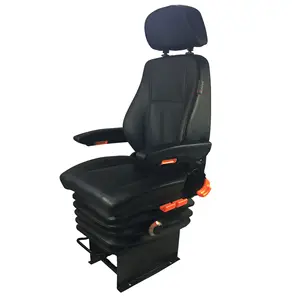 Mechanical Suspension Adjustable Heavy truck Driver and Shipping seats with armrest sliding rail headrest