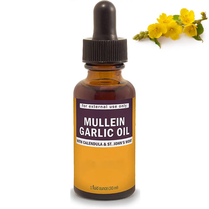 Оптовая продажа OEM/ODM Фирменная торговая марка Mullein лист жидкий экстракт Mullein цветок капля масла