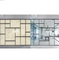 Intelligente Glasfolie Weiß 84% 88% 91% Opak Transparent Elektrisch Steuerbare Wohn- und Gewerbe-Fensterfolie PDLC-Film