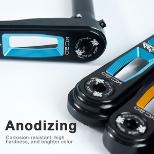 KRSEC pour GXP – Patins de chaîne colorés CNC à 3 boulons pour pédalier de vélo pliant en alliage d'aluminium pour vélos de route – Vente transfrontalière - Product Image 5