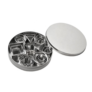 Ensemble de 12 <span class=keywords><strong>emporte</strong></span>-pièces en acier inoxydable personnalisés, écologiques, pour la pâtisserie, moule à gâteau, outil à biscuits, ustensiles de cuisine - Product Image 4