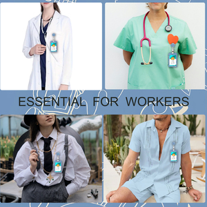 Hot bán buôn Anime thiết kế thỏ Phi Hành Gia dây buộc Anime ID thẻ chìa khóa điện thoại Keychain dây buộc - Product Image 5