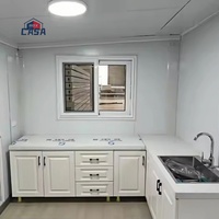 Maison préfabriquée de cuisine en conteneur de 20 pieds Maison portable Maisons préfabriquées de 20 pieds en Afrique du Sud Maisons modulaires Aframe