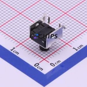 TS-1045-A7B3-D2 Tactile Switch SMD Switch Single Pole Single Throw Round Button 2.5N Horizontal Mount - Product Image 2