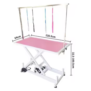 電動ペットグルーミングテーブル 650-900mm 高さ調節可能 大型滑り止めトップ プロ用サロンクリニック家庭用 - Product Image 1