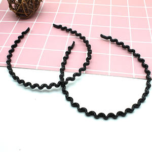 <span class=keywords><strong>PL</strong></span>ベーシックシンプル黒髪バンド大人のウェイビーヘアアクセサリー洗髪クリップ - Product Image 4