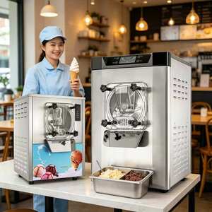 Máquina Comercial para Helados y Gelato de Mostrador, 20 L/H, para Uso Comercial, 110V/220V, 1 Año de Garantía - Product Image 1