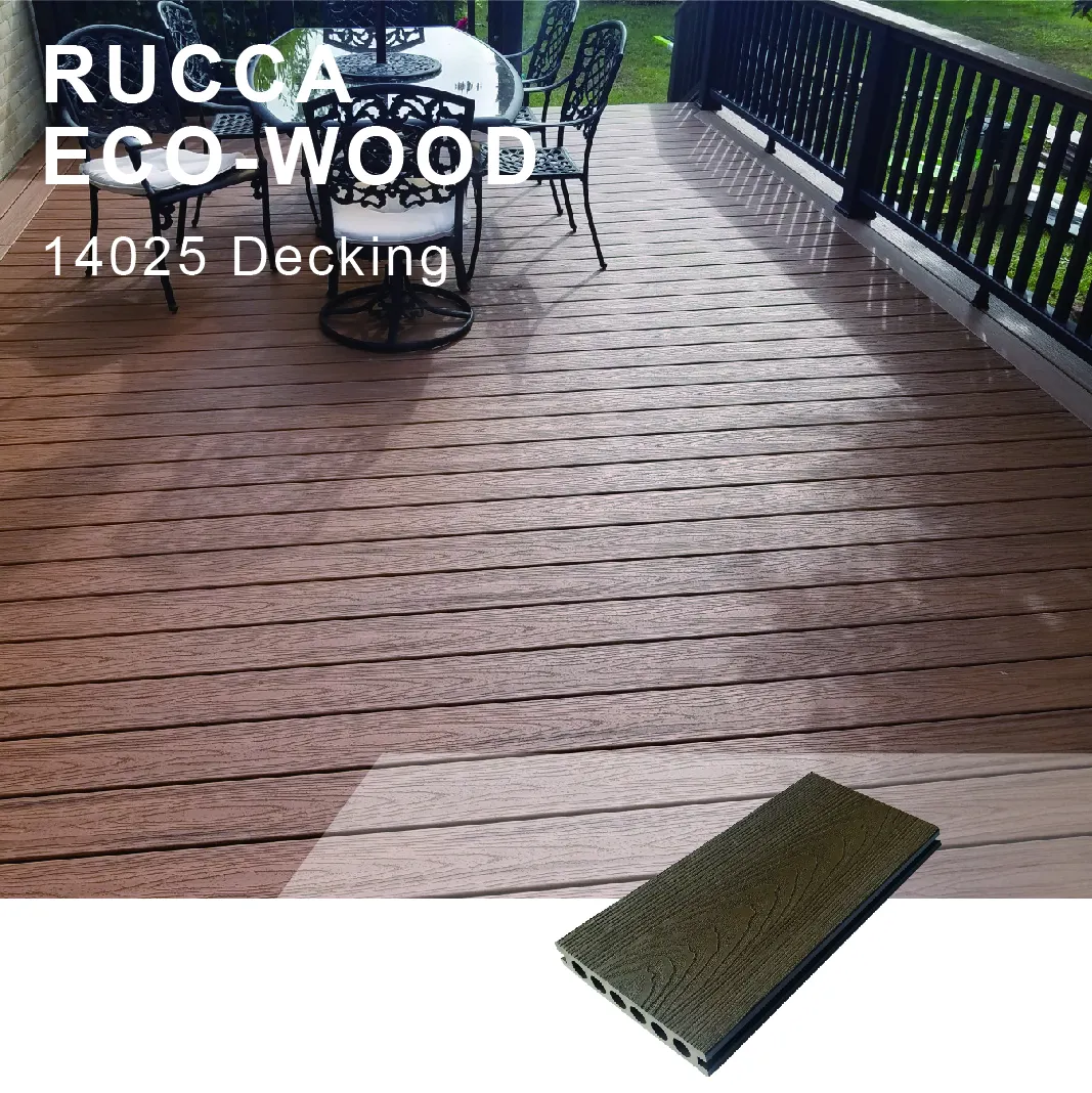 China New 3d Embossing HolDeep Grey Wooden Grain Surface Deep Embossing Anti-rotten Outdoor Decking Flooring For Outdoor Project